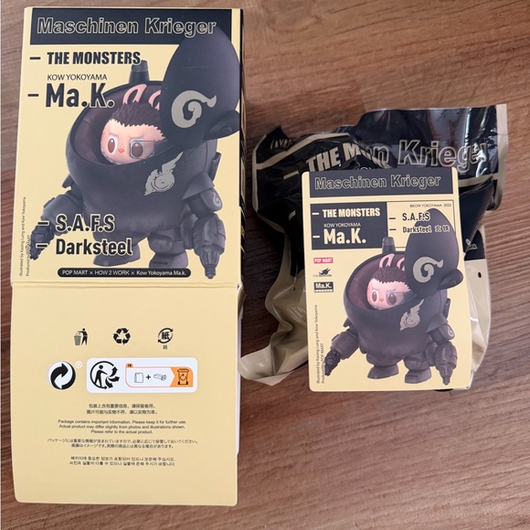 Darksteel - POP MART The Monsters Kow
Yokoyama Ma.k. Series Figure - Picture 3 of 3